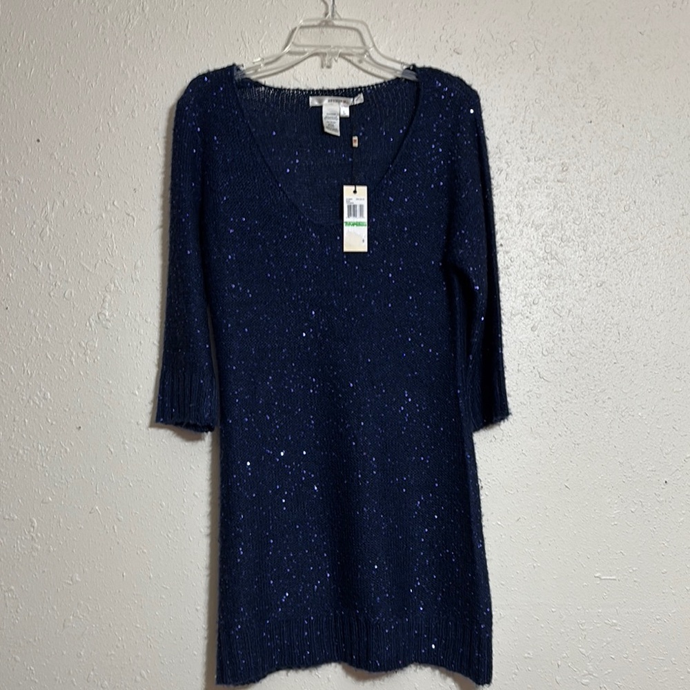 Studio M Navy Blue Sweater